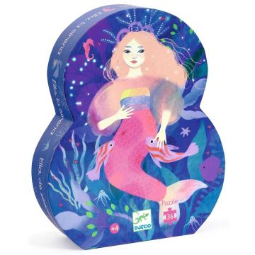 Puzzle pentru copii Djeco 36 de piese - Sirena Ella