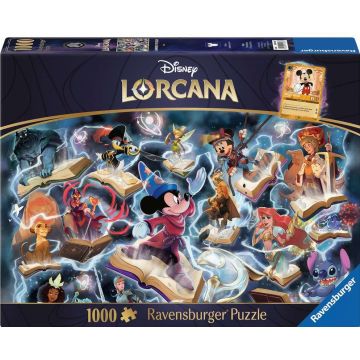 Puzzle Ravensburger de 1000 de bucăți  - Disney Lorcana: Glimmers of the Realm - Steel