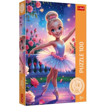 Puzzle Trefl din 100 piese - Balerină
