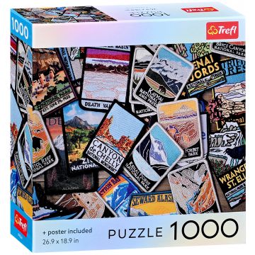 Puzzle Trefl din 1000 piese - Suveniruri americane