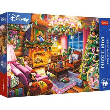 Puzzle Trefl din 1000 piese - Vila de vacanță Disney