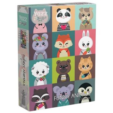 Puzzle Yazz Puzzle din 1000 piese - Animale amuzante
