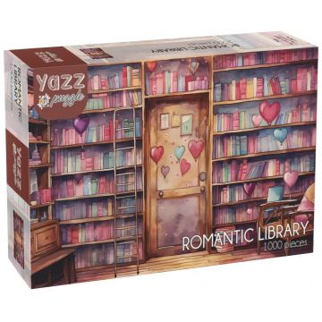 Puzzle Yazz Puzzle din 1000 piese - Bibliotecă romantică