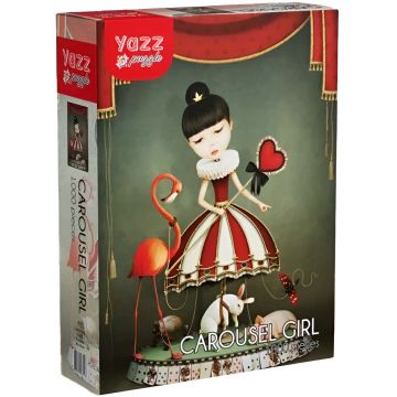 Puzzle Yazz Puzzle din 1000 piese - Fata de la carnaval