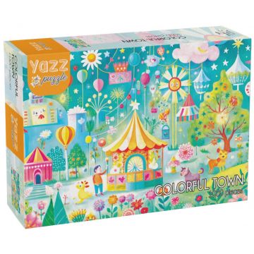 Puzzle Yazz Puzzle din 1000 piese - Oraș colorat