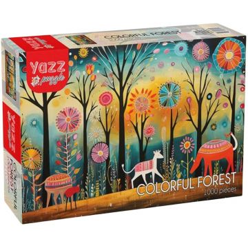 Puzzle Yazz Puzzle din 1000 piese - Pădurea de flori