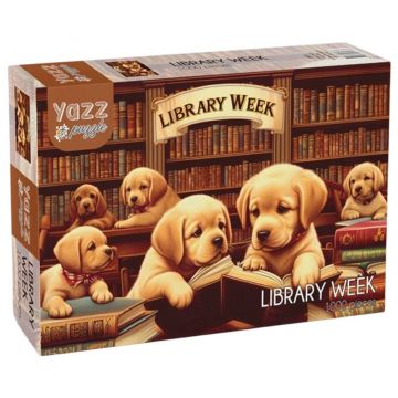 Puzzle Yazz Puzzle din 1000 piese - Săptămâna Bibliotecilor