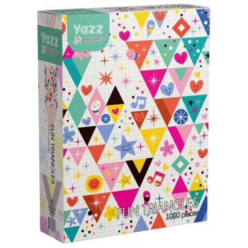 Puzzle Yazz Puzzle din 1000 piese - Triunghiuri distractive