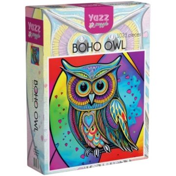 Puzzle Yazz Puzzle din 1023 piese - Bufniță boho