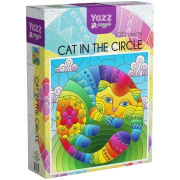 Puzzle Yazz Puzzle din 1023 piese - Pisică dungată