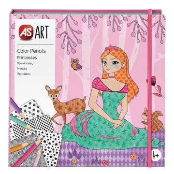 Set de colorat AS Company - Prințese