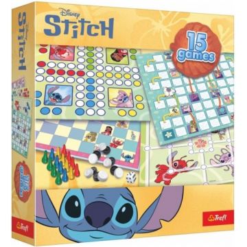 Set de jocuri de societate 15 în 1 - Lilo și Stitch