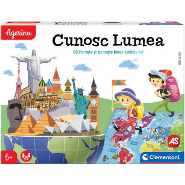 Set educațional Clementoni Agerino - Cunosc Lumea