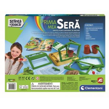 Set educațional Clementoni - Seră pentru copii
