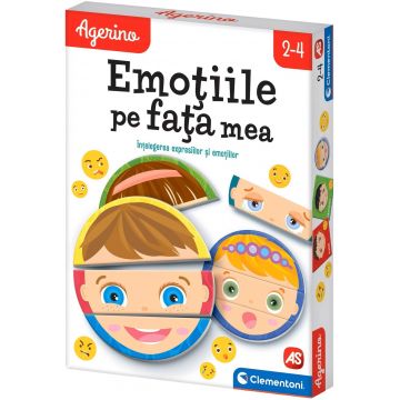 Set educativ Clementoni Agerino - Emotiile pe fata mea