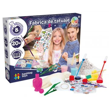 Set pentru copii  Hashtag Toys - Fabrica de tatuaje