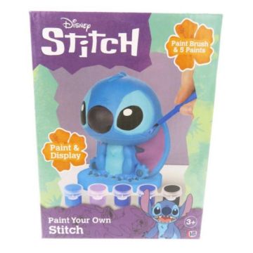 Trusă creativă  Disney - Figurină din ipsos pentru colorat Stitch