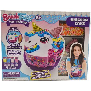 Trusă creativă  Felyx Toys Snack Tastic - Bunătăți decorative, tort cu unicorn