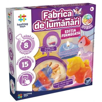 Trusă creativă  Hashtag Toys - Fabrică de lumânări