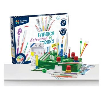 Trusă creativă  Hashtag Toys - Fabrică de pixuri cu vârf de pâslă