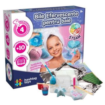 Trusă creativă  Hashtag Toys - Faceți bombe de baie