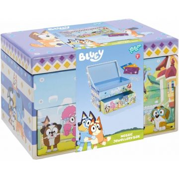 Trusă creativă  Totum -Decorează-ți propria cutie de bijuterii Bluey