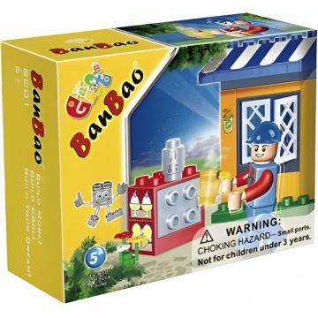 Constructor Banbao - Magazin de înghețată, 16 piese