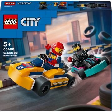 Constructor LEGO City Great Vehicles - Mașini de karting și curse (60400)