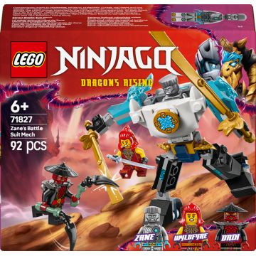 Constructor LEGO Ninjago - Costumul robot de luptă al lui Zane (71827)