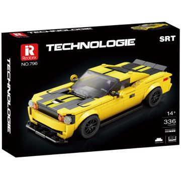 Constructor Reobrix Technologie - Dodge Charger SRT Hellcat, 336 piese