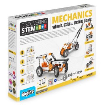 Engino STEM Mechanics Constructor - Roți, osii, plane, plane