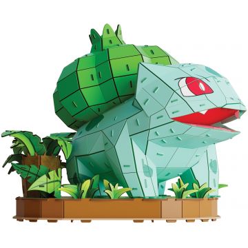 Figurină 3D de asamblat Spin Master 4D Build - Pokemon Bulbasaur, 195 de piese