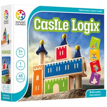 Joc de logică pentru copii Smart Games Preschool Wood - Castel logic