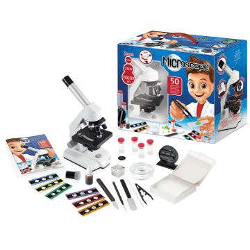 Microscop cu accesorii Buki Sciences - 50 de experimente