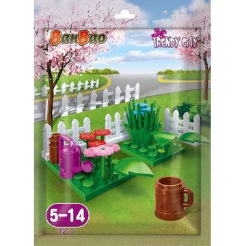 Mini set de construcții BanBao - Grădină de flori, 25 de piese