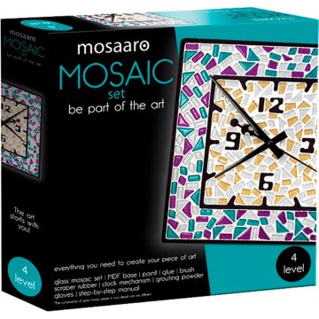 Mozaic Mosaaro - Ceas pătrat