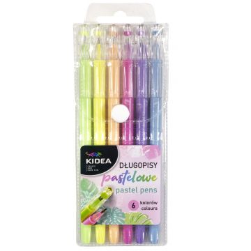 Pixuri colorate Kidea - 6 culori, pastelate