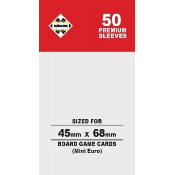 Protecții pentru cărți de joc Kaissa Premium Sleeves 45 x 68 (Mini Euro) - 50 buc.