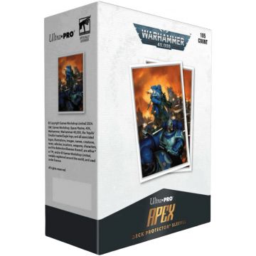 Protecții pentru cărți Ultra Pro - Warhammer 40K: Space Marines, Adeptus Astartes Apex Deck Protector (105 buc)