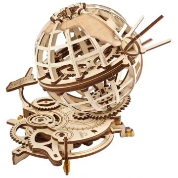 Puzzle 3D din lemn Ugears din 184 piese - Glob