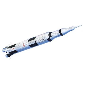 Puzzle 3D Ravensburger din 440 de piese - Racheta Apollo Saturn V