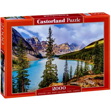 Puzzle Castorland cu 2000 de piese - Lacul Moraine, Parcul Național Banff, Canada