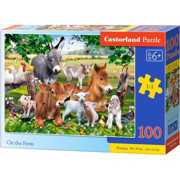 Puzzle Castorland din 100 de piese - La ferma