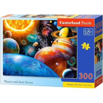 Puzzle Castorland din 300 de piese - Planets and their Moons