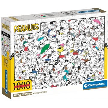 Puzzle  Clementoni din  1000 piese - Alter ego-ul lui Snoopy