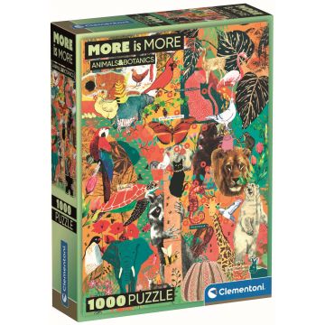 Puzzle Clementoni din 1000 piese - Animale și botanică
