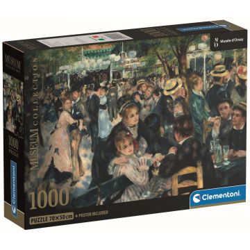 Puzzle Clementoni din 1000 piese - Bal la Moulin de la Galette