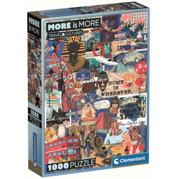 Puzzle Clementoni din 1000 piese - Călătorii și culturi