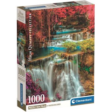 Puzzle Clementoni din 1000 piese - Cascade colorate în Thailanda