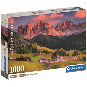 Puzzle Clementoni din 1000 piese - Dolomiți magici